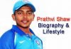 Prithvi shaw biography in hindi