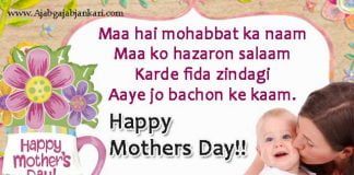 heart touching lines for mother in hindi
