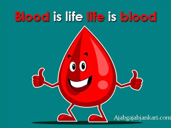 Blood is life life is blood
