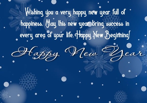 Advance Happy New Year Wishes Images