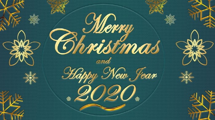 Merry Christmas and Happy New Year 2020 Images