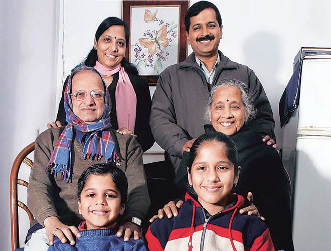 Arvind Kejriwal Parents