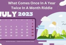 What Comes Once In A Year Twice In A Month Riddle